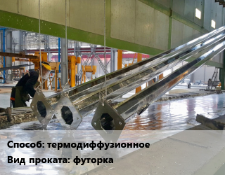Оцинкование термодиффузионное для проката категории Футорки